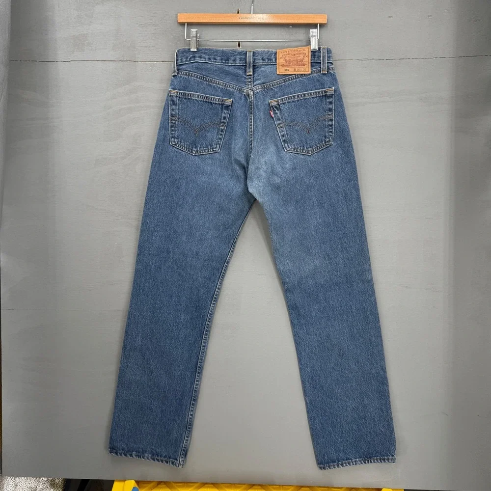 Levi's 501 XX Jeans Blue Vintage Made in USA Button Fly Straight Leg 30 x 30